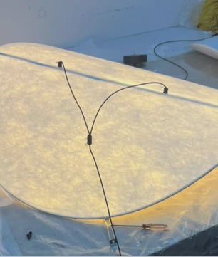 Wabi Sabi Zijde LED Hanglamp - Scandinavisch Design voor Woon- en Eetkamer