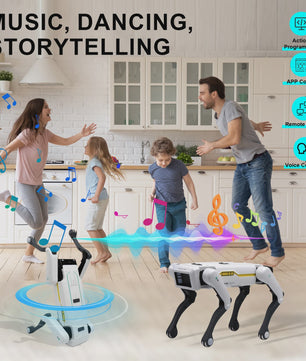 Intelligente AI Robot Hond - Spraakgestuurd, App & Afstandsbediening, Programmeerbaar, Dansend Speelgoed