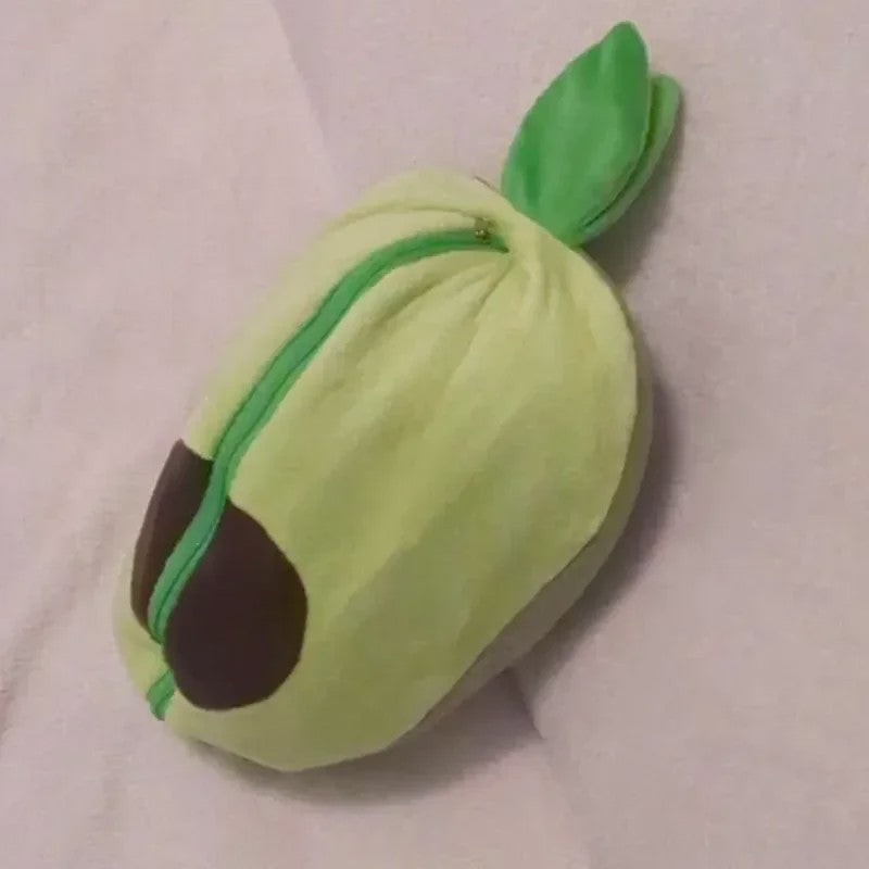 Aardbei Ezel Pluche Knuffel - Veranderbaar & Slaap Poppetje (30cm) - Kinder Cadeau