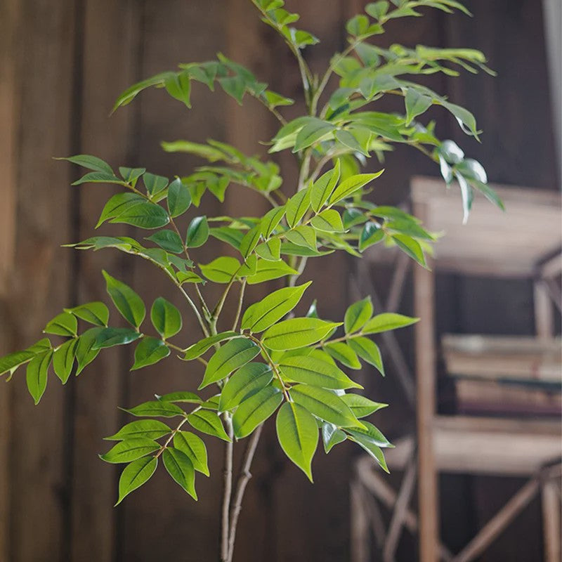 Grote Kunstplant Ficus Boom - 76-140cm - Realistische Kunst Banyan Plant met Groene Bladeren voor Huis en Tuin Decoratie