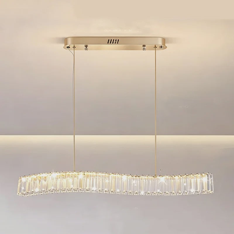 Moderne Kristallen Plafondlamp Hanglamp - Stijlvolle Verlichting voor Woon- en Eetkamer