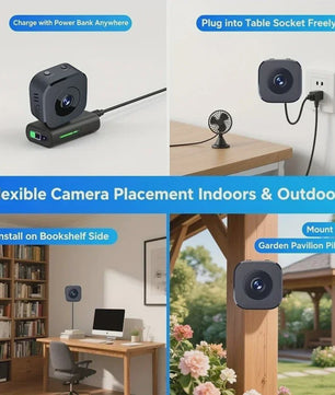 Mini WiFi Camera A9 - 1080P HD Beveiligingscamera met Nachtzicht & Bewegingsdetectie