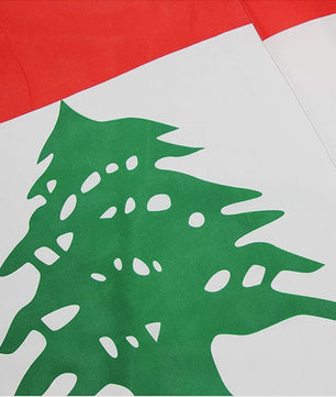 Libanese Vlag 90x150cm - Duurzaam Polyester voor Binnen en Buiten