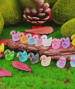 Lichtgevende Mini Eendjes - Decoratie & Micro Landschap - Set van 30/60/100 Stuks