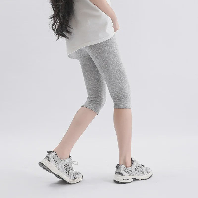 Meisjes Caprileggings - Zomerbroekjes tot de Knie in Candy Kleuren (3-12 Jaar)