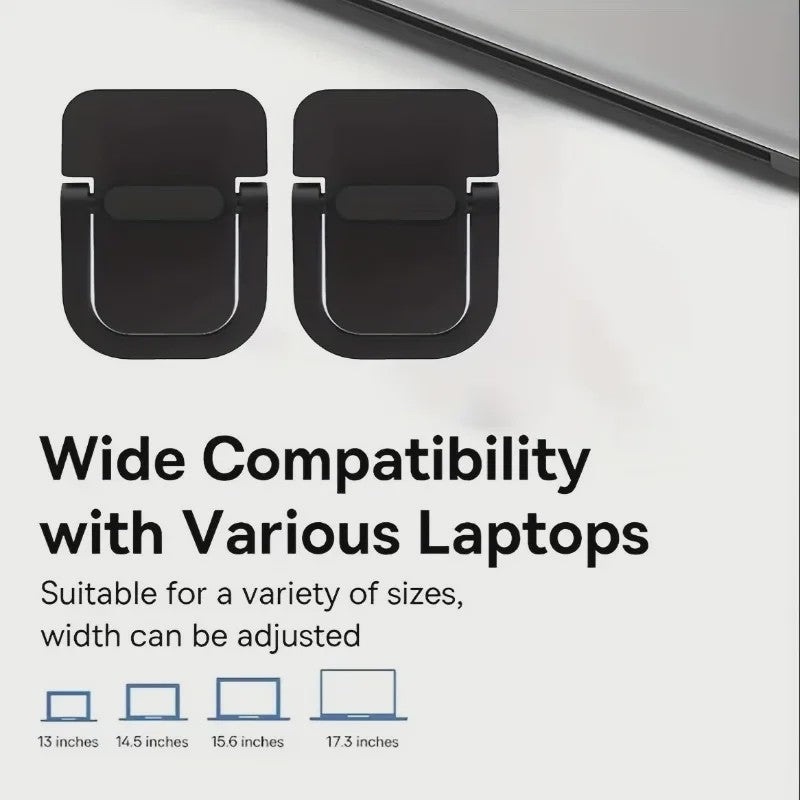 Set van 2 Laptopstandaards: Ergonomisch Werken & Verbeterde Koeling