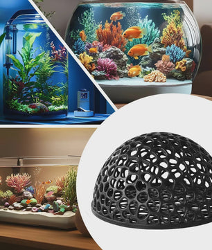 Aquarium Schuilplaats Koepel - Perfect voor Garnalen & Betta Vissen