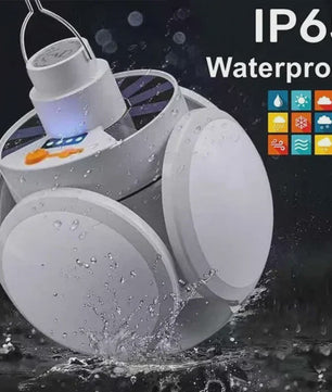 Oplaadbare Solar Camping Lantaarn - Krachtig, Draagbaar & Opvouwbaar LED Licht met USB