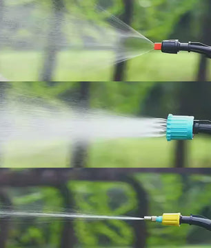 Elektrische Tuinsproeier met Telescoopsteel & 3 Mondstukken - Draagbaar
