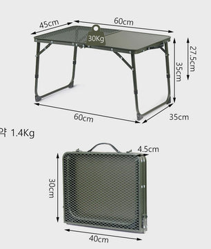 Naturehike Ultralichte Campingtafel - Verstelbaar & Opvouwbaar