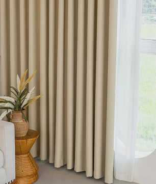 Moderne Dikke Chenille Blackout Gordijn met Golfpatroon - Geluidsisolerend & Zonwerend