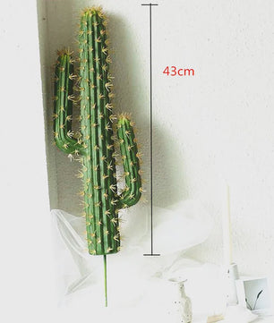 Kunstcactus Plant 38-43CM - Decoratieve Nep Succulent voor Huis, Hotel & Tuin