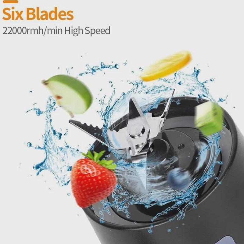 Draagbare Smoothie Blender - USB Oplaadbaar - Mini Fruit Juicer voor Shakes & Smoothies