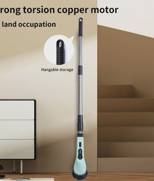 Elektrische Schoonmaakborstel 9-in-1: Krachtige Spin Scrubber voor Huis en Keuken