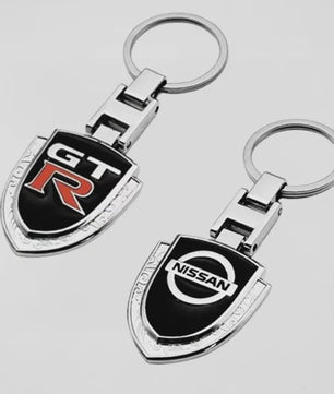 Exclusieve Metalen Autosleutelhanger met Nissan of BMW Logo - Stijlvolle Sleutelhanger Accessoire