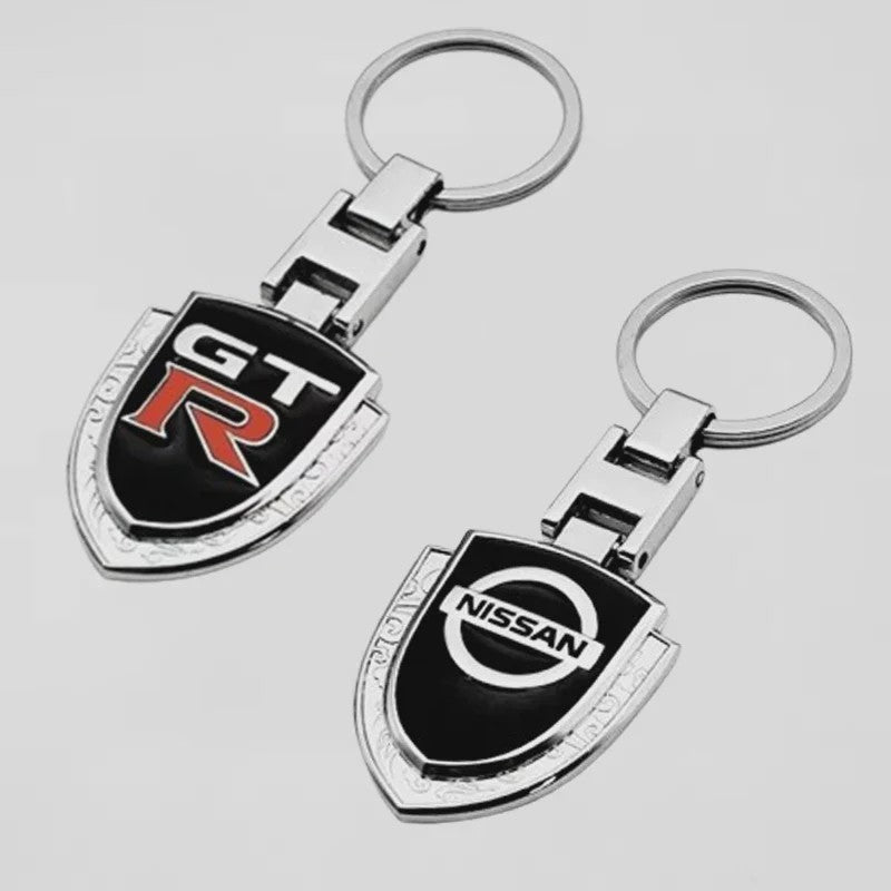 Exclusieve Metalen Autosleutelhanger met Nissan of BMW Logo - Stijlvolle Sleutelhanger Accessoire