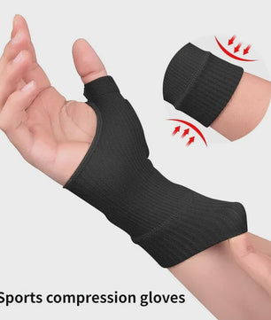 Comfortabele Vingerloze Handschoenen voor Pols- en Duimondersteuning - Ideaal voor Sport en Dagelijks Gebruik