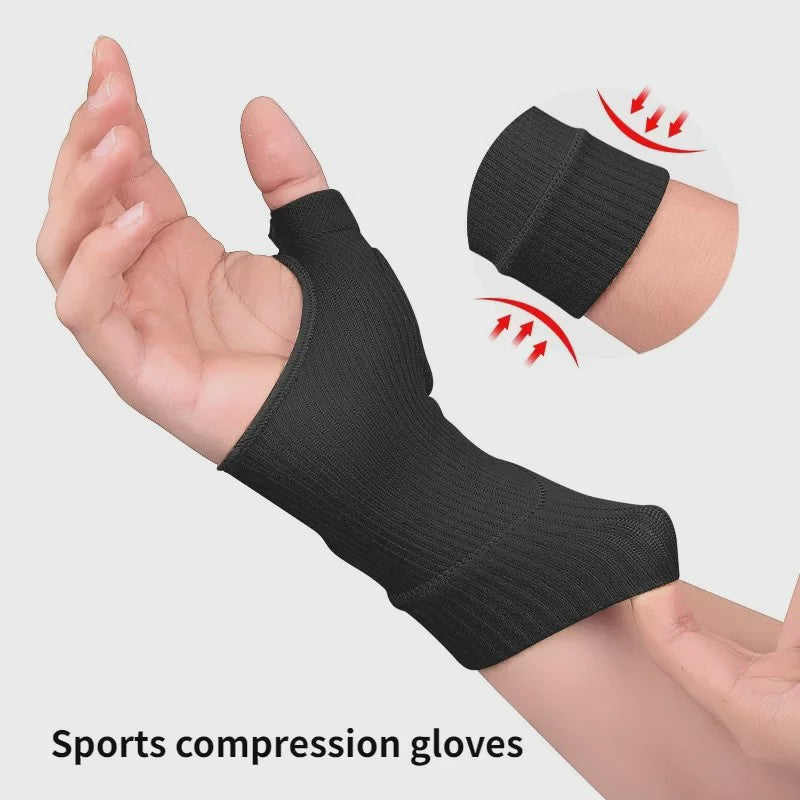 Comfortabele Vingerloze Handschoenen voor Pols- en Duimondersteuning - Ideaal voor Sport en Dagelijks Gebruik