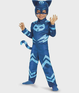 PJ Masks Kinderkostuum - Gekko, Catboy & Owlette Jumpsuit met Masker