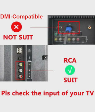 HDMI naar RCA Converter 1080P - AV Composite Video Adapter voor Oude TV's & Projectoren