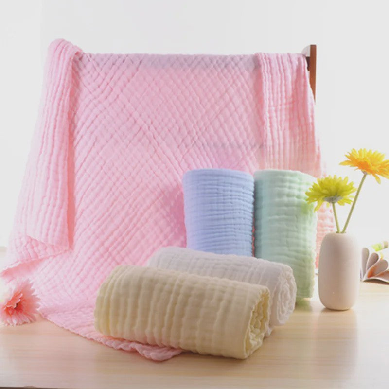Zachte Muslin Swaddle Deken voor Baby's - 105x105cm Katoen