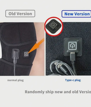 Verwarmde Kniebrace met USB - Verstelbare Warmte voor Pijnverlichting en Comfort
