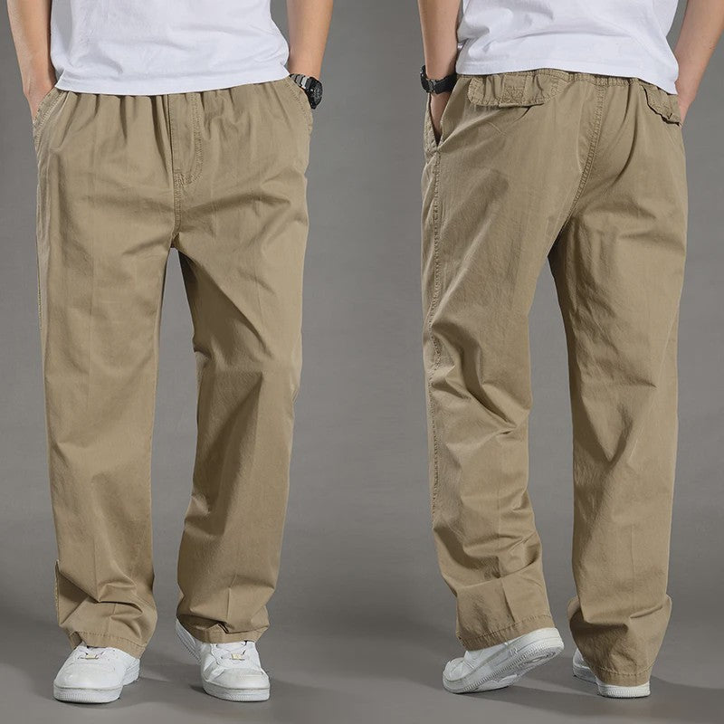 Herfst/Lente Heren Cargo Werkbroek Katoen - Casual Jogger & Klimbroek - Grote Maten tot 6XL