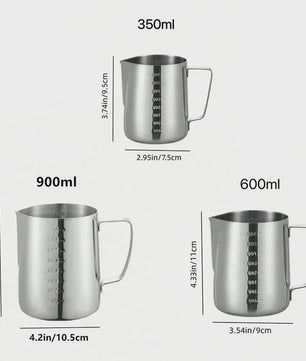 RVS Melkopschuimkan - Barista Kwaliteit voor Perfecte Latte Art
