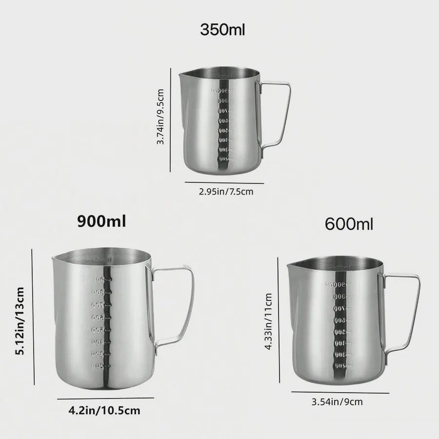 RVS Melkopschuimkan - Barista Kwaliteit voor Perfecte Latte Art