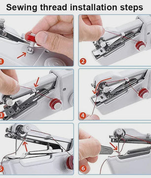 Draagbare Mini Naaimachine - Snel Kleding Repareren & DIY Projecten