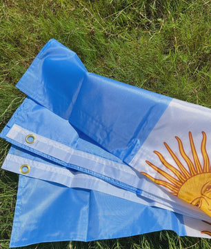 Argentijnse Vlag 90x150cm - Duurzaam Polyester met Zon van Mei