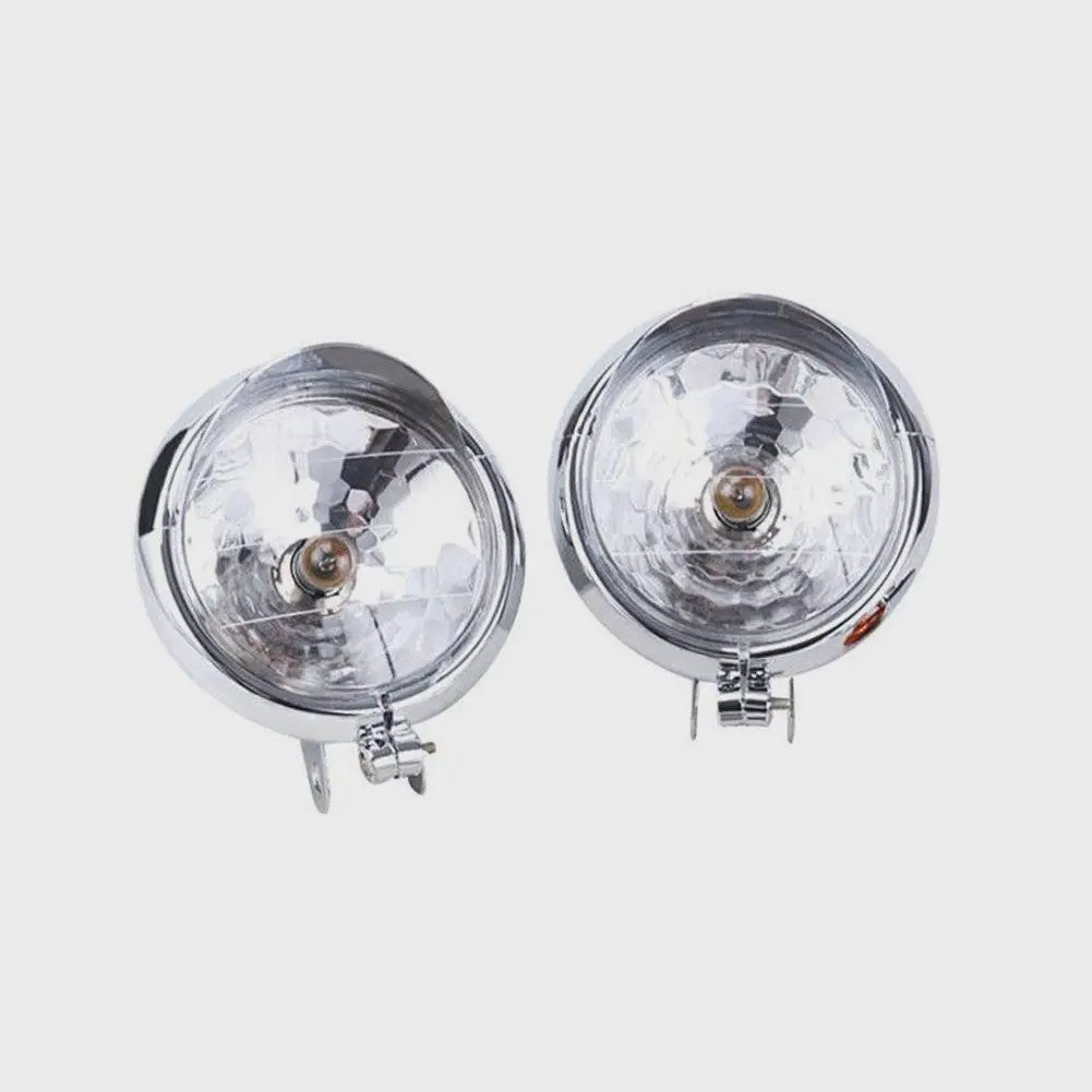 Universele Motor Koplamp - Chrome Auxiliary Light voor GN125 & Motoren