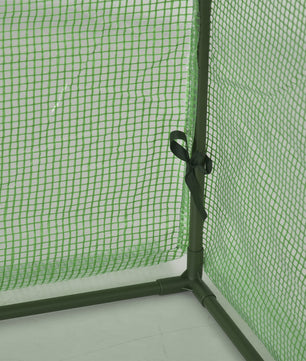 Outsunny Mini Kweekkas voor Tuinplanten - 295x100x80 cm - Groen