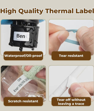 Phomemo Q30 Mini Label Printer: Draagbare Draadloze Sticker Printer