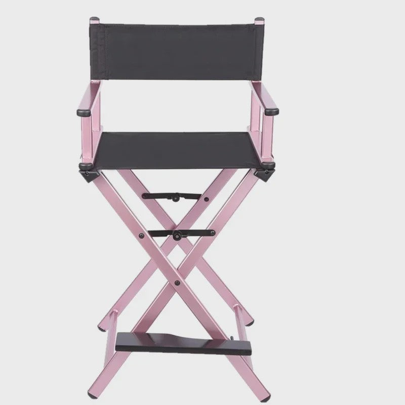 Opvouwbare Aluminium Make-up Stoel - Comfortabel & Draagbaar voor Buiten, Camping of Kantoor