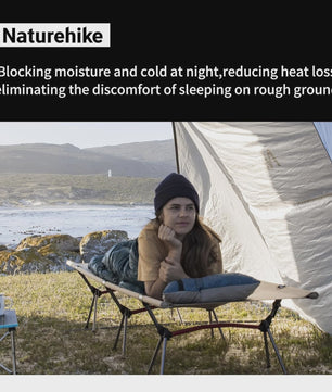 Naturehike Opvouwbaar Campingbed - Lichtgewicht, Verstelbare Hoogte, Draagbaar