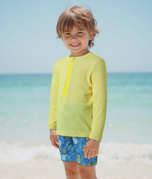 Zwemset Jongens Lange Mouw Rash Guard met Zwembroek - UPF 50+ UV Bescherming