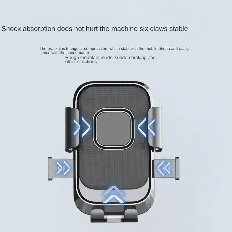 Universele Fiets & Motor Telefoonhouder - 360° Rotatie, Schokbestendig & Veilig