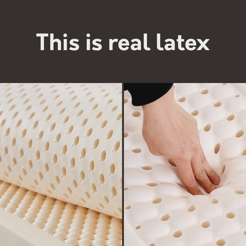 100% Natuurlijk Latex Matras Topper uit Thailand - Antibacterieel & Anti-Mijt