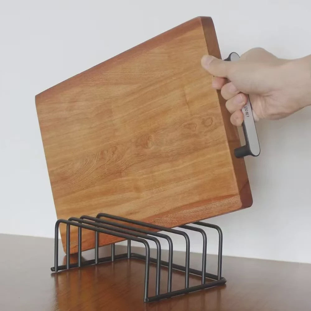 5-laags Keuken Snijplankhouder & Pannendeksel Organizer - Metaal