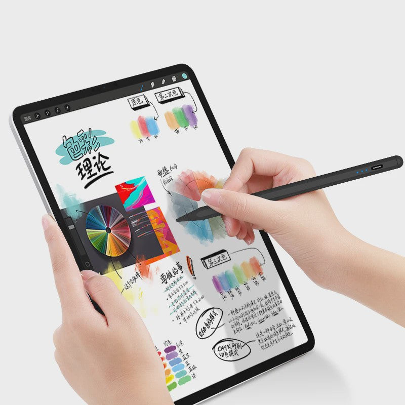 Stylus Pen voor iPad met Kantelfunctie en Palm Rejection - Compatibel met A16 Pro, Mini 6/7, Air 4/5, iPad 7-11 Gen