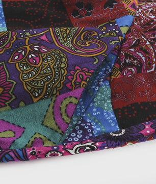Zomerse Dames Jumpsuit met Etnische Print, Vierkante Hals en Zakken