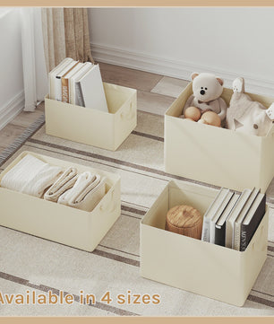 Set Opbergdozen met Deksel - Opvouwbare Stoffen Organizers voor Kleding, Dekbedden en Meer