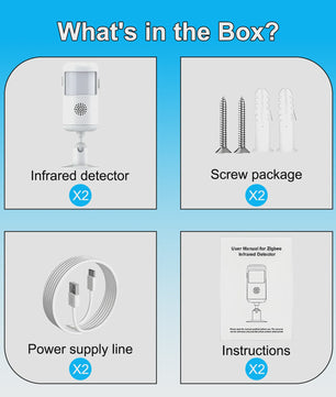 Slimme WiFi Infrarood Bewegingsmelder met App Bediening - 4 Alarm Modes - PIR Sensor voor Huis, Kantoor, Garage