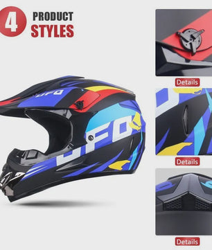 Professionele Off-road Motorhelm voor Volwassenen & Kinderen - Inclusief Gratis Gift Set