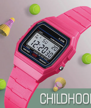Luxe Digitale Heren & Kinder Horloge - Waterdicht, LED & Alarm