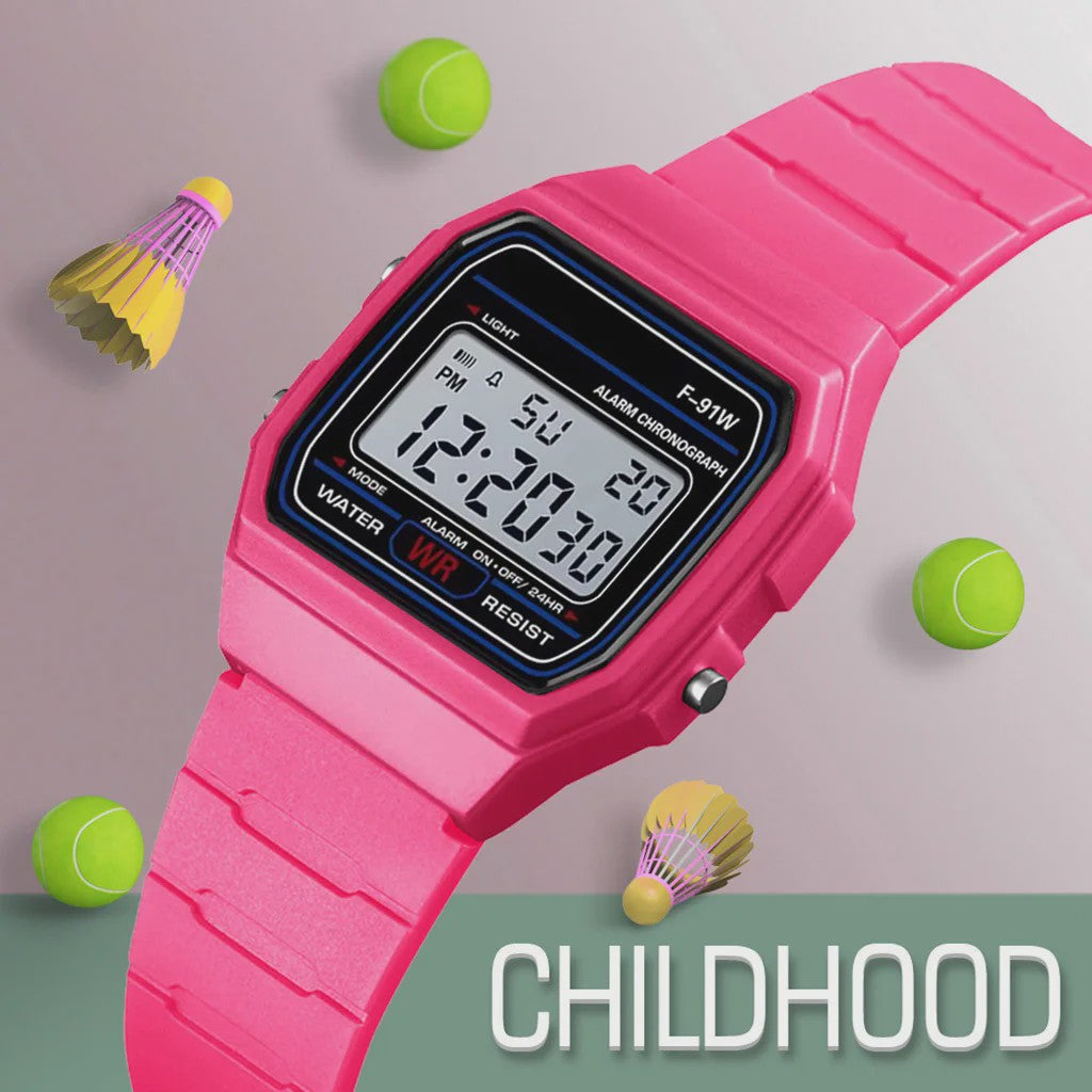 Luxe Digitale Heren & Kinder Horloge - Waterdicht, LED & Alarm