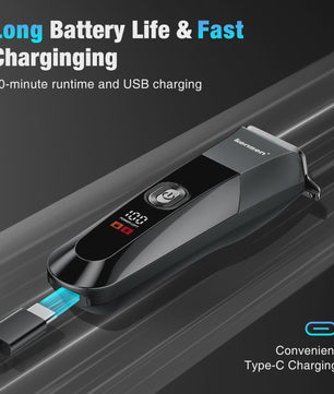 Kensen Electric Shaver Men's Body Hair Razor Adjustable Hair Cutting Machine Beard Trimmer Haircut Machine Hair Clipper Barber