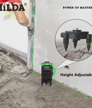 HILDA 360° Draaibare Basis voor Laserwaterpas & Statief