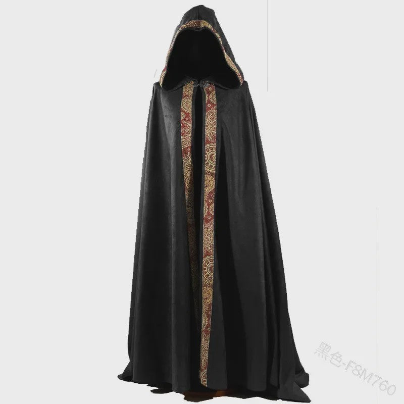 Middeleeuwse Kapmantel met Capuchon - Vintage Gothic Stijl voor Heren en Dames
